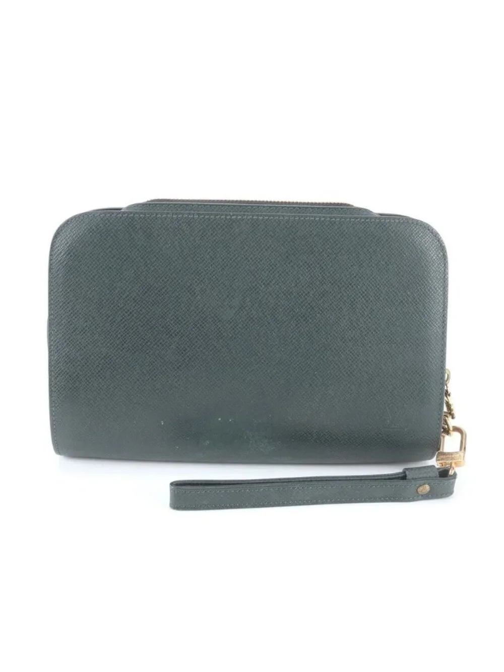 Louis Vuitton Taiga Baikal Leather Clutch Pouch Business